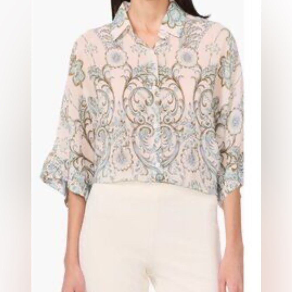 Parker Floral Blouse Size M